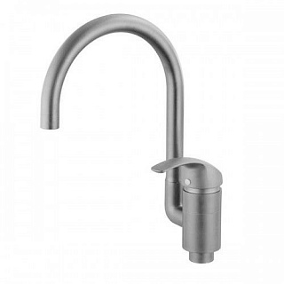 Смес д/кухни Kaiser Nova ф40 боковой серый (23044-20)