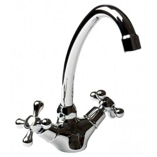 Смес д/кухни Kaiser Carlson Style крест (11013)