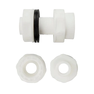 Отвод для бака  1 1/4" MAC  из  высокопрочного  АБС (4733)