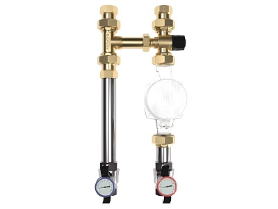 Насосная группа NGSS-25CTS с тер. смесителем ESBE VTA 