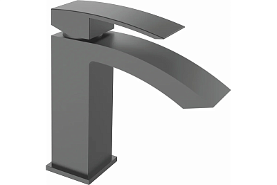 Смеситель д/раковины ROSE оружейная сталь R1501T