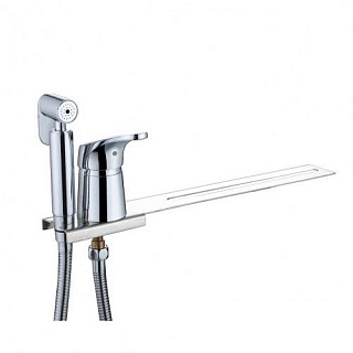 Смес д/биде Kaiser Country с гигиенич. душ. крепление на унитаз (55033)