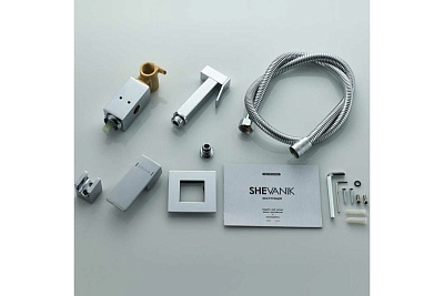 Смеситель с гиг. душ встраиваемый хром SHEVANIK S127