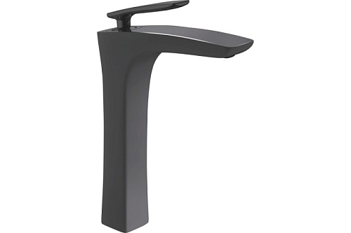 Смеситель д/раковины ROSE высокий черный R2711H