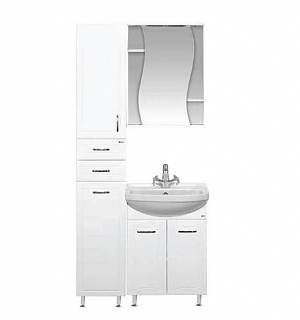 Зеркало-шкаф 55 "Лиана-55" левое (подсветка) MISTY 