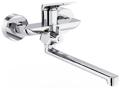 Смеситель д/ванны "MITSUISHI" (MIT-1015) длинный  излив TOKITO