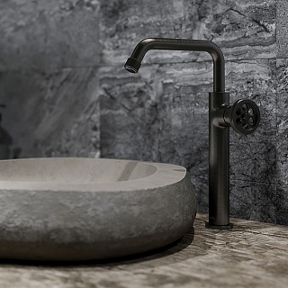 Смеситель для настольного умывальника, графит, Grange, IDDIS, GRAGMR1i01