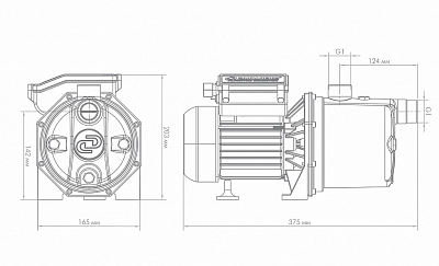 Насос поверхностный "Джамбо" 60/35Н (3002)
