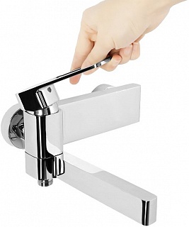 Смес. д/ванны SLIDE SLISB00i02WA без душ.аксессуаров (7447)