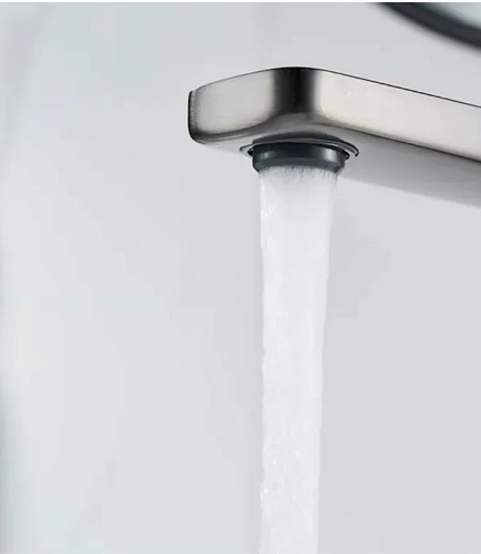 Смеситель д/раковины SHEVANIK высокий оружейная сталь S9911T