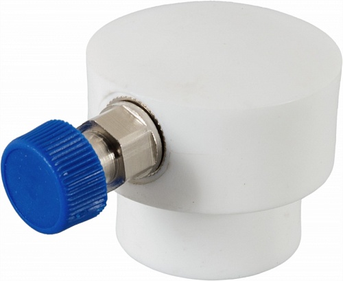 Заглушка для коллектора с воздухоотводчиком 25 белый (400) ТЕВО