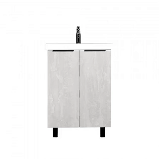 Комплект мебели 60 "Берлин-60" напольная 2 дв. цемент VIANT (ум.MODUO-60)