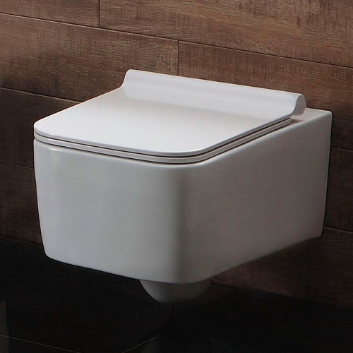 Унитаз подвесной 800-T2122D-К белый безободковый MELANA 