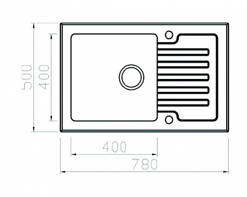 Кухонная мойка Seaman Eco Glass SMG-780W
