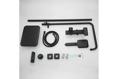 Душ. система SHEVANIK черная S8836H