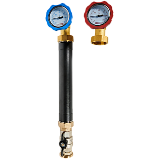 Группа насосная  с прямым контуром 1" без насоса   (RDG-0001-012501) ROMMER 