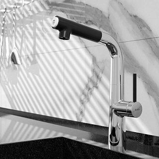 Смеситель для кухни с каналом для фильтрованной воды, Pure, IDDIS, PURSBFBi05