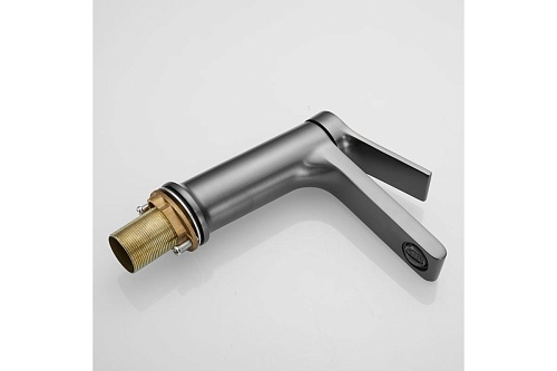 Смеситель д/раковины SHEVANIK оружейная сталь S8301T