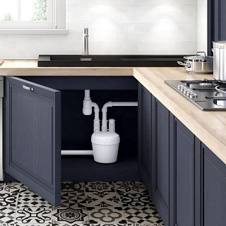 Насос санитарный SANISWIFT стир.маш+ 2 умывальника (t max= 65 C) 4м↑40м → 0,4кВт SFA