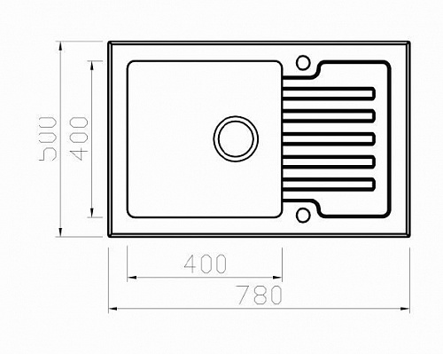 Кухонная мойка Seaman Eco Glass SMG-780W Gun (PVD)