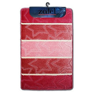 Коврик для ванной СИЛЬВЕР 50х80см бирюзовый переход (02214)