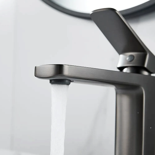 Смеситель д/раковины SHEVANIK оружейная сталь S9901T