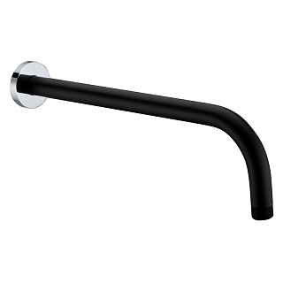 Настенный верхний излив для душа "Abens" (А079) черный  WasserKraft