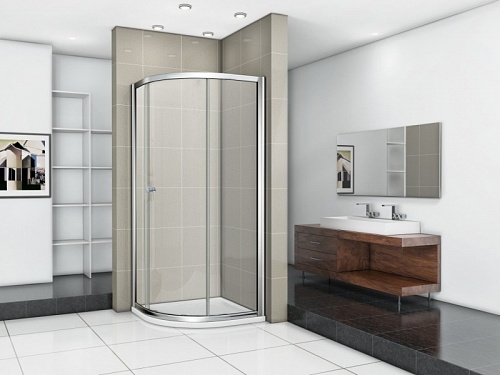 ДУШЕВОЙ УГОЛОК CEZARES PRATICO-R-1 90-C-Cr