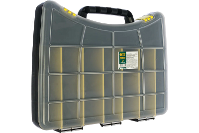 Ящик для крепежа органайзер , с защелкой 16" 400х300х60 мм (65652)