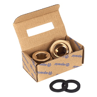 Насос цирк. для ГВС нерж. AC 207-130HW(S), с лат. гайками G3/4", 3-скор., 220В (5207) Aquario