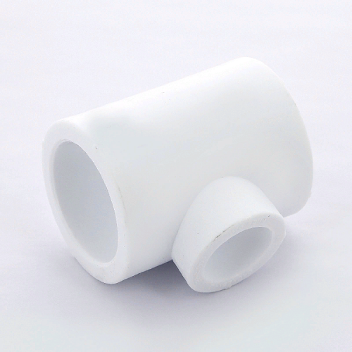 Тройник редуцир. 50*40*50 белый РВК