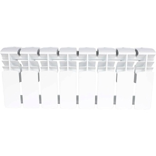 Радиатор биметаллическй ROMMER Plus BM 200  8 секций (RAL9016)