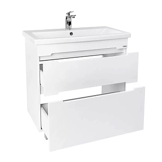 Комплект мебели 80 "Марсель-80" 2 ящ. напольная белая VIANT (под ум.COMO-80) 