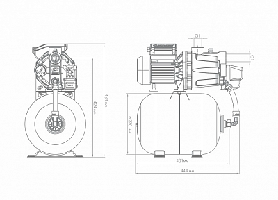 Насосная станция "Джамбо" 55/35П-18