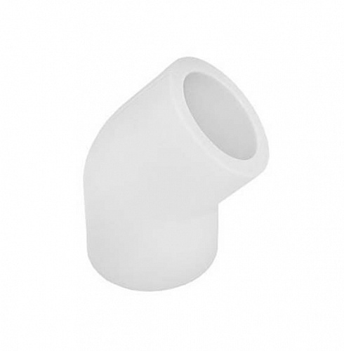 Колено 75*45 белый (2/12) ПРО АКВА (РА13520Р)