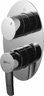 Смеситель д/ванны "ATLANTISS" (3228С) 35 мм. встраиваемый,3позиции  LEMARK 