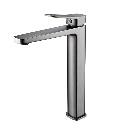 Смеситель д/раковины SHEVANIK высокий оружейная сталь S9911T