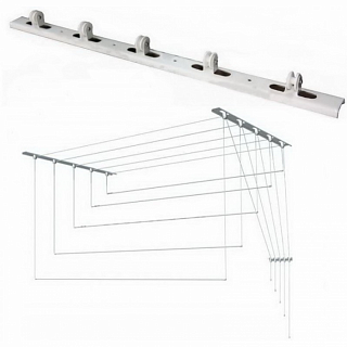 Сушилка потолочно-настенная Лиана-5  1,2м  (VOG)