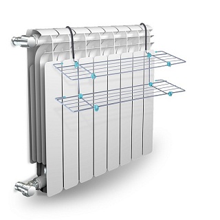 Сушилка д/белья на радиатор 2-х ярусная (650) СБ6-65