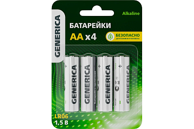    AA/LR6 Alkaline (.4) GENERICA ABT-LR06-ST-L04-G