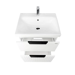 Комплект мебели 50 "Сицилия-50" напольная 2 ящ. белая VIANT (ум.MODUO-50)