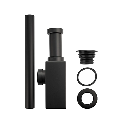 Сифон нижняя часть нерж ст. квадратный профиль, ЧЕРНЫЙ BRIMIX (8744)