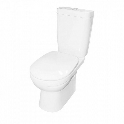 Унитаз-компакт КЕРАМИН "Альбано" безободковый, дюр./сид. м/лифт