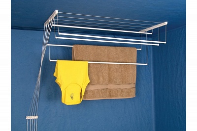 Сушилка потолочно-настенная Лиана-5  1,3м белая 