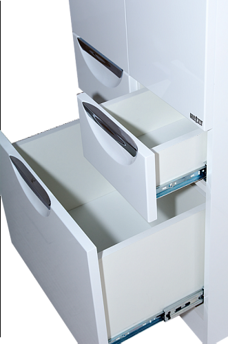 Пенал напольный "Орхидея" 50  3 ящ. MISTY  