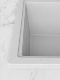 Мойка гранит FOSTO NOVA 70-50 (белый) без сифона 