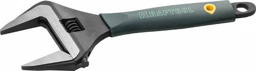 Ключ разводной KRAFTOOL 300мм/12",60мм(27258-30) с тонк губками,Cr-V,фосф,увелич зев,угол 15* ВЫГОДА