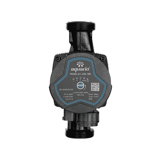 Насос цирк. PRIME-A1-258-180 DN25, PN10, Qmax= 4.6м3/ч, Hmax= 7м, Tmax=110°С, 220В, с гайками (5128) Aquario