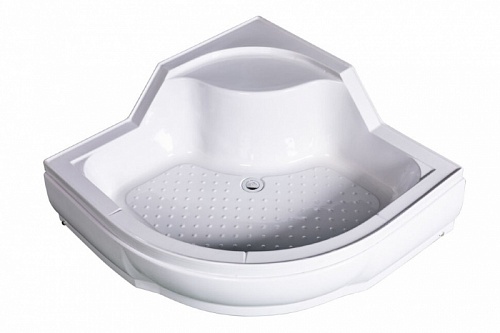 Поддон акриловый 0,9х0,9х0,40 WEMOR полукруг 