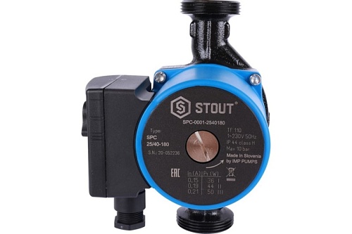 Насос циркуляционный 25/40-180 (SPC-0001-2540180) STOUT